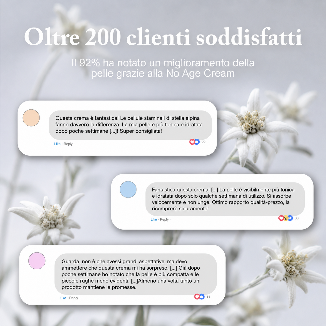No-Age Cream | Riattiva il collagene con la Stella Alpina